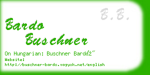 bardo buschner business card